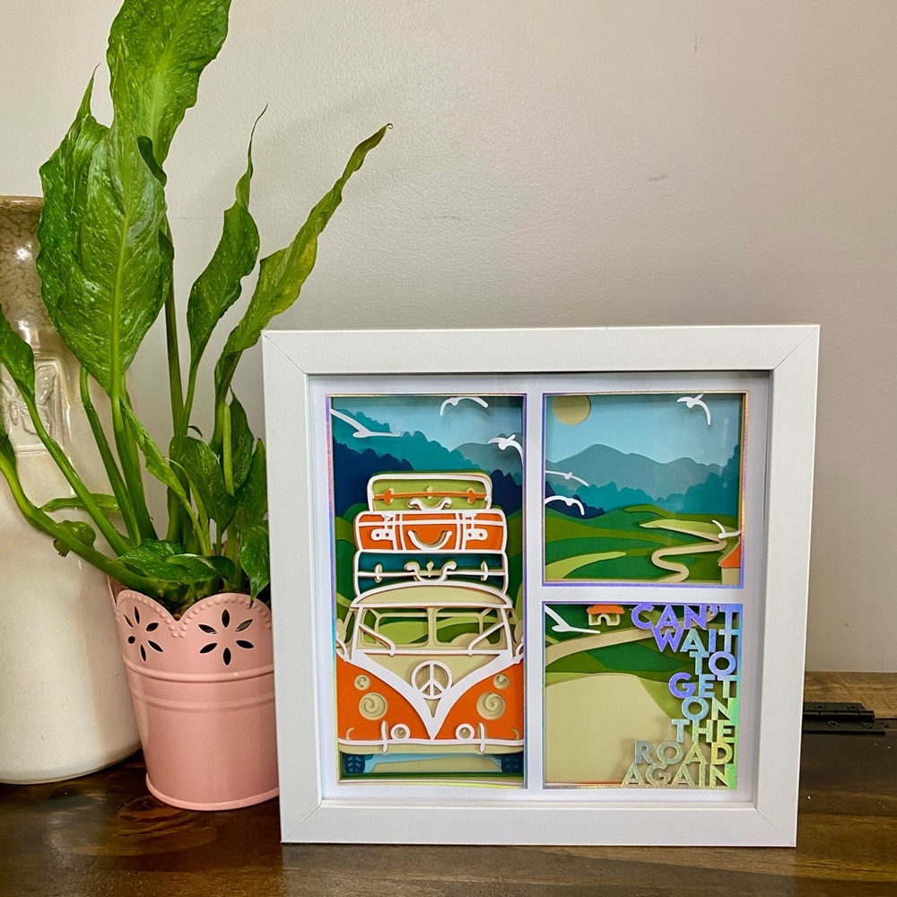3D Road Trip Shadowbox
